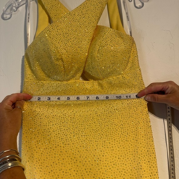 Sherri Hill Sparkling Sunshine Gown - Picture 4 of 9